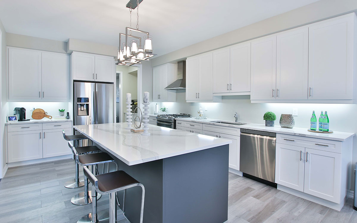 Home improvement kitchen revamp