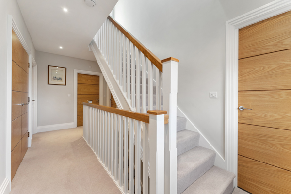 Carpet flooring on loft conversion stairs